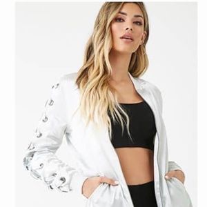 Silver Satin Jacket
